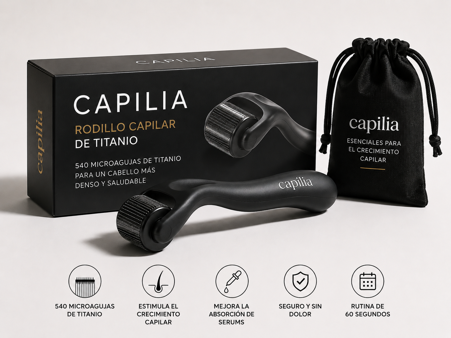 Rodillo de Crecimiento Capilar Capilia